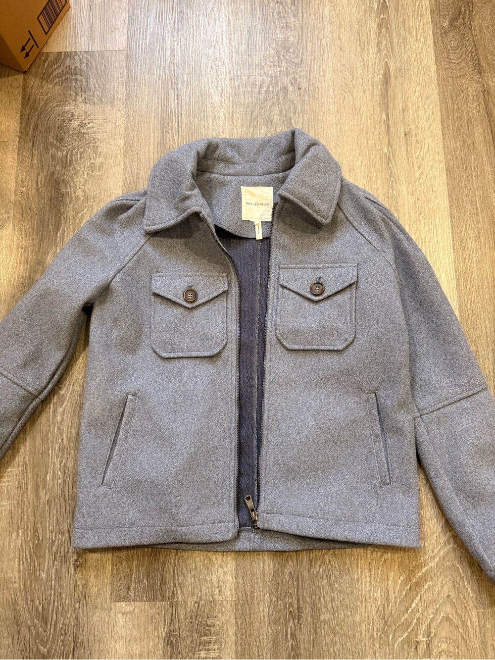 Avec Les Filles Wool-Blend Coat